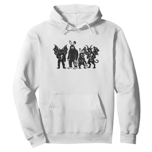 Funny Easter Cryptid Squad Hoodie Bigfoot Mothman Jersey Devil Chupacabra Gift TS12 White Print Your Wear