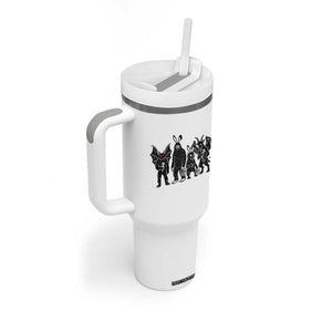 Funny Easter Cryptid Squad Tumbler With Handle Bigfoot Mothman Jersey Devil Chupacabra Gift TS12 Print Your Wear