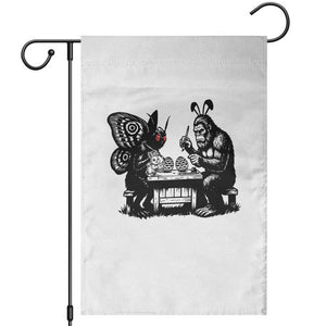 Funny Bigfoot And Mothman Egg Painting Garden Flag Cryptid Easter Gift TS12 White Print Your Wear