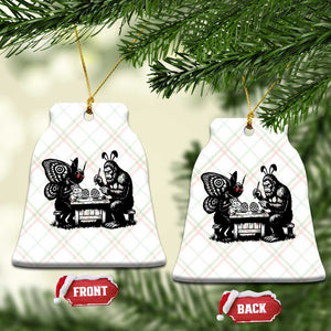 Funny Bigfoot And Mothman Egg Painting Ceramic Ornament Cryptid Easter Gift TS12 Print Your Wear