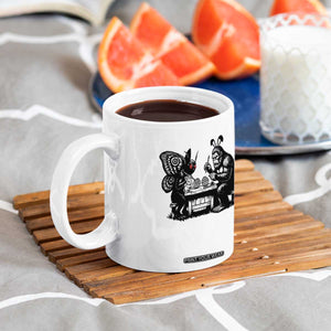 Funny Bigfoot And Mothman Egg Painting Coffee Mug Cryptid Easter Gift TS12 Print Your Wear