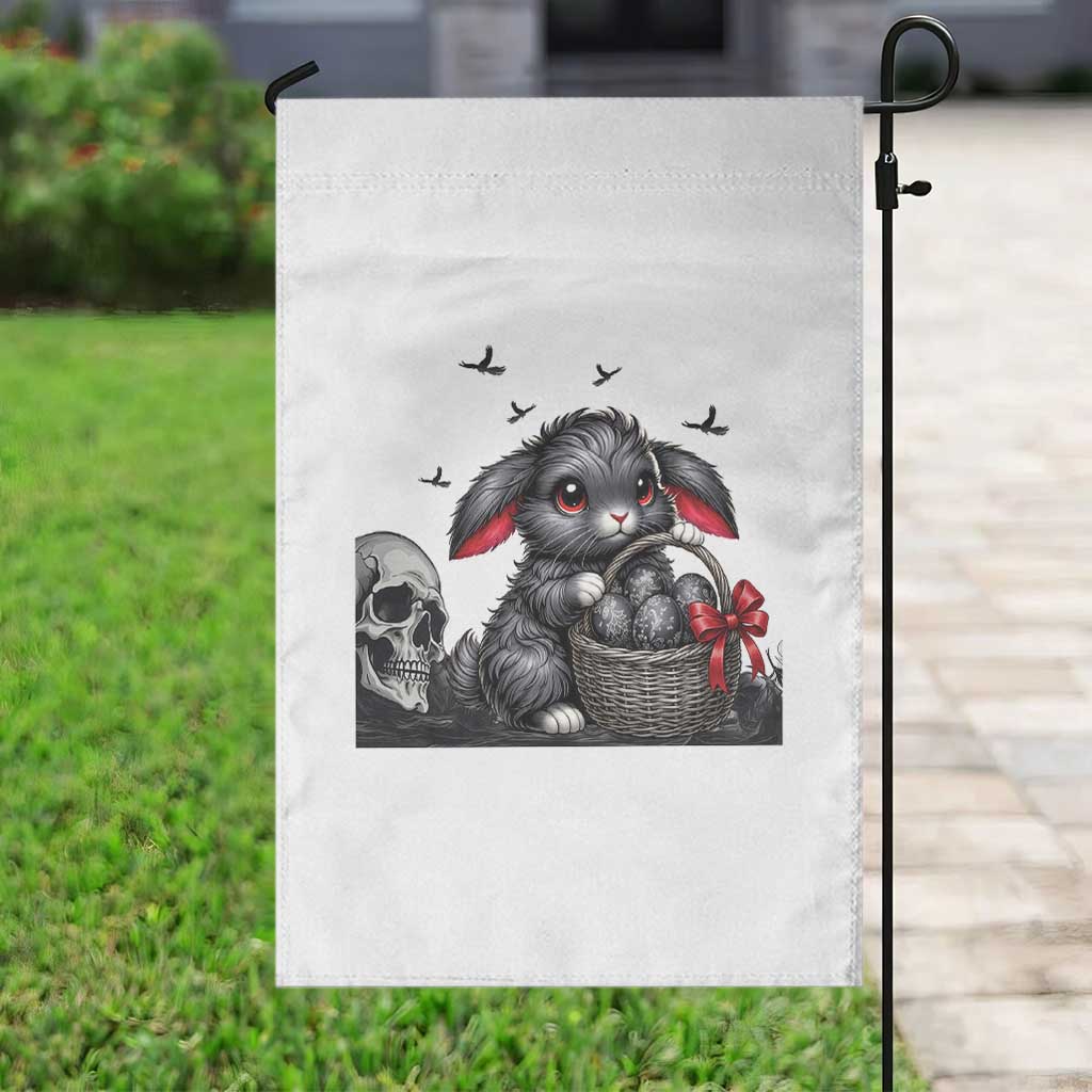 Gothic Easter Bunny Garden Flag Dark Aesthetic Rabbit Gift TS12 Print Your Wear
