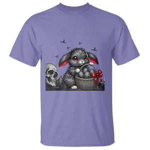 Gothic Easter Bunny T Shirt Dark Aesthetic Rabbit Gift TS12 Violet Print Your Wear