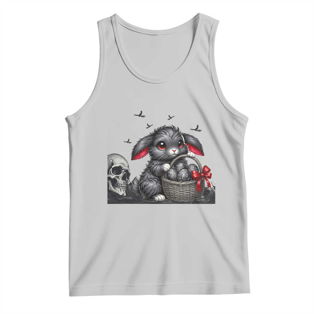 Gothic Easter Bunny Tank Top Dark Aesthetic Rabbit Gift TS12 Ash Print Your Wear
