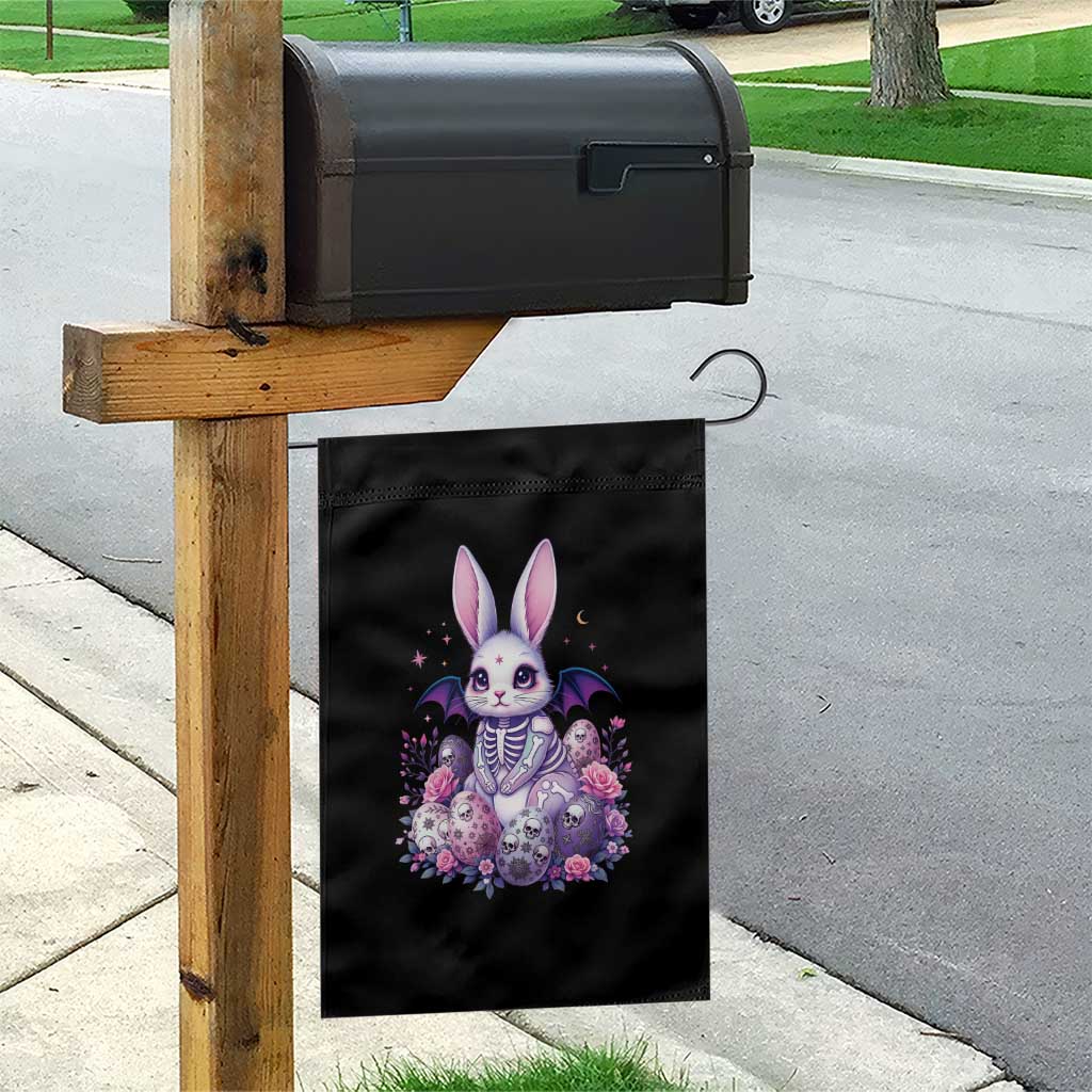 Cute Spooky Easter Bunny Garden Flag Pastel Goth Rabbit Gift TS12 Print Your Wear