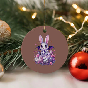 Cute Spooky Easter Bunny Ceramic Ornament Pastel Goth Rabbit Gift TS12 1pc Mocha Print Your Wear