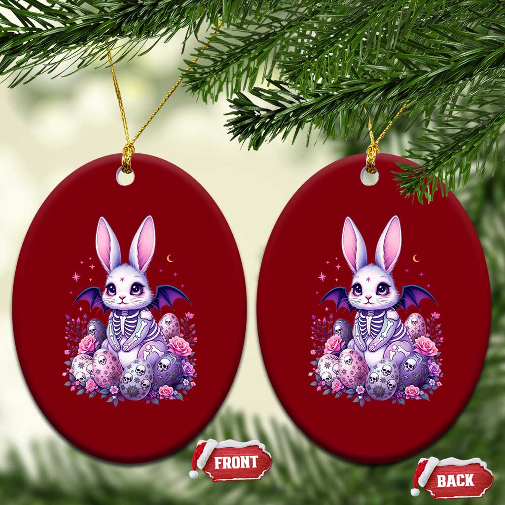 Cute Spooky Easter Bunny Ceramic Ornament Pastel Goth Rabbit Gift TS12 Print Your Wear