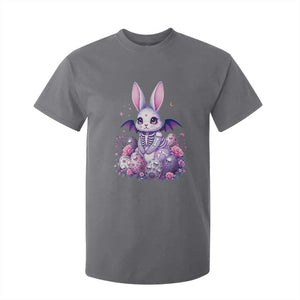 Cute Spooky Easter Bunny T Shirt For Kid Pastel Goth Rabbit Gift TS12 Charcoal Print Your Wear