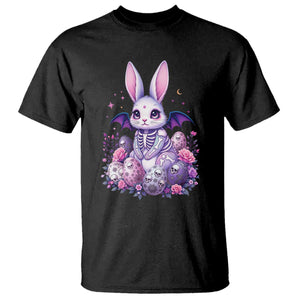 Cute Spooky Easter Bunny T Shirt Pastel Goth Rabbit Gift TS12 Black Print Your Wear