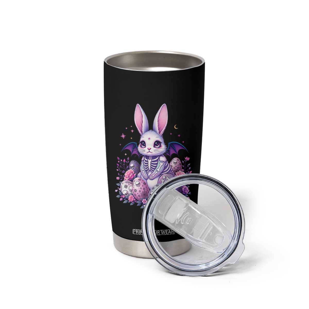 Cute Spooky Easter Bunny Tumbler Cup Pastel Goth Rabbit Gift TS12 Print Your Wear