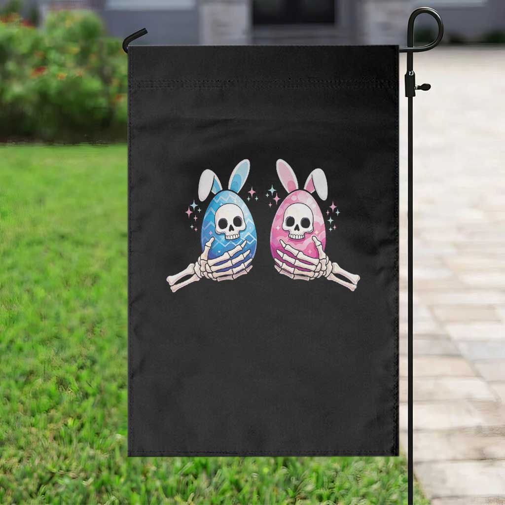 Gothic Easter Gift Garden Flag Skeleton Hands Holding Easter Eggs TS12 Print Your Wear