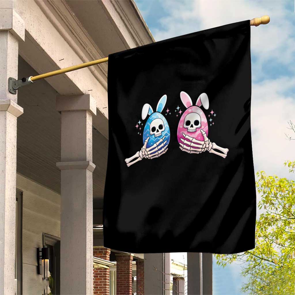 Gothic Easter Gift Garden Flag Skeleton Hands Holding Easter Eggs TS12 Print Your Wear