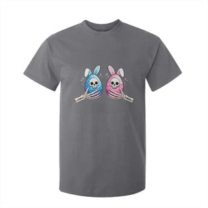 Gothic Easter Gift T Shirt For Kid Skeleton Hands Holding Easter Eggs TS12 Charcoal Print Your Wear