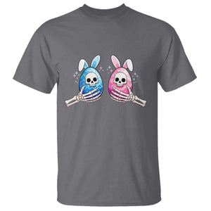 Gothic Easter Gift T Shirt Skeleton Hands Holding Easter Eggs TS12 Charcoal Print Your Wear