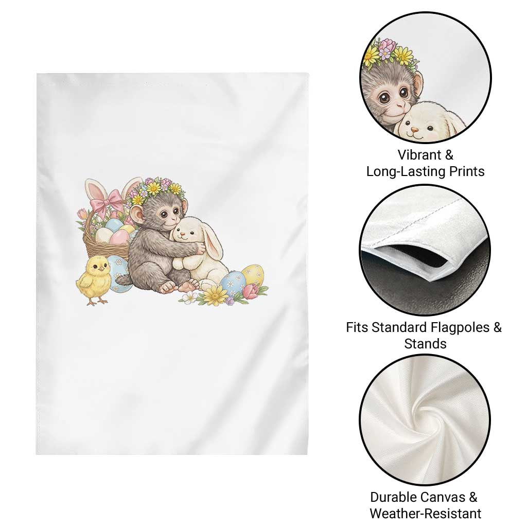 Cute Punch Baby Monkey Easter Garden Flag Funny Animal Gift TS12 Print Your Wear