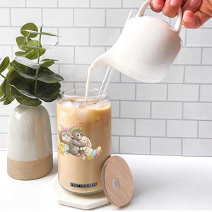 Cute Punch Baby Monkey Easter Glass Can Funny Animal Gift TS12 Print Your Wear