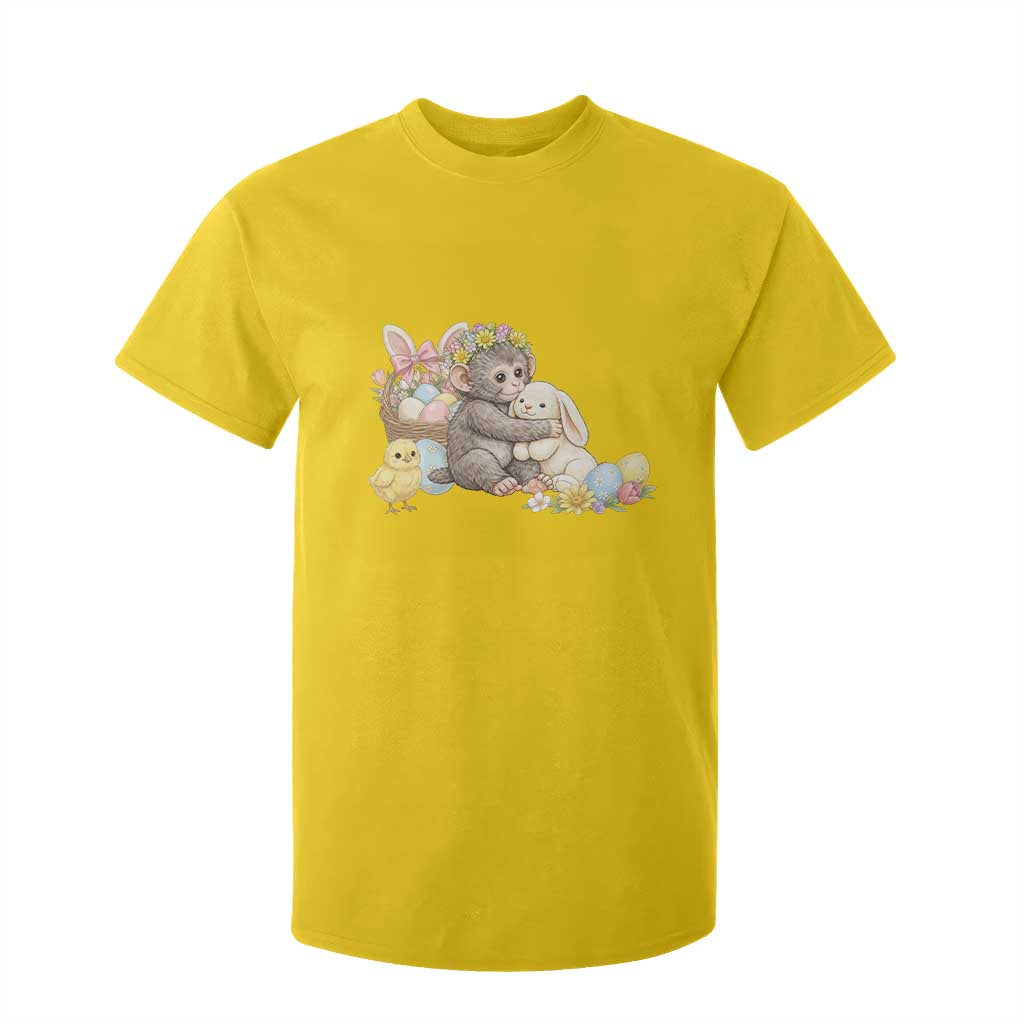 Cute Punch Baby Monkey Easter T Shirt For Kid Funny Animal Gift TS12 Daisy Print Your Wear