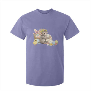 Cute Punch Baby Monkey Easter T Shirt For Kid Funny Animal Gift TS12 Violet Print Your Wear