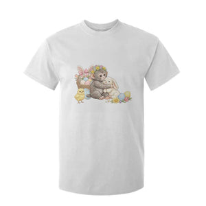 Cute Punch Baby Monkey Easter T Shirt For Kid Funny Animal Gift TS12 White Print Your Wear