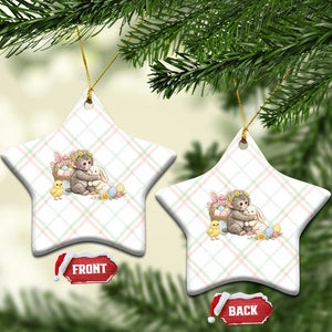 Cute Punch Baby Monkey Easter Ceramic Ornament Funny Animal Gift TS12 Print Your Wear