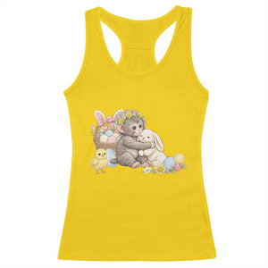 Cute Punch Baby Monkey Easter Racerback Tank Top Funny Animal Gift TS12 Daisy Print Your Wear