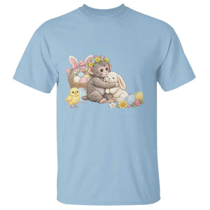 Cute Punch Baby Monkey Easter T Shirt Funny Animal Gift TS12 Light Blue Print Your Wear