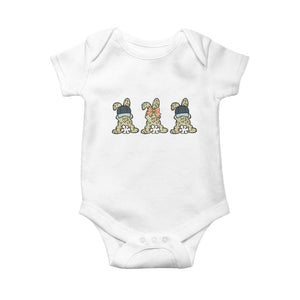 Camo Easter Bunny Baby Onesie Funny Hunter Easter Gift TS12 White Print Your Wear