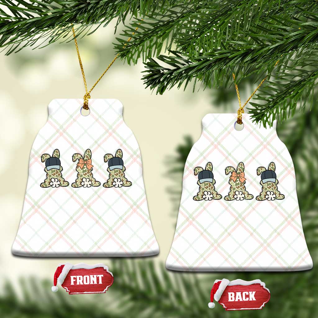 Camo Easter Bunny Ceramic Ornament Funny Hunter Easter Gift TS12 Print Your Wear