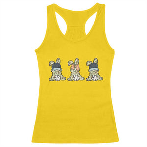 Camo Easter Bunny Racerback Tank Top Funny Hunter Easter Gift TS12 Daisy Print Your Wear