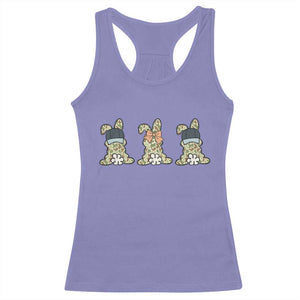 Camo Easter Bunny Racerback Tank Top Funny Hunter Easter Gift TS12 Violet Print Your Wear