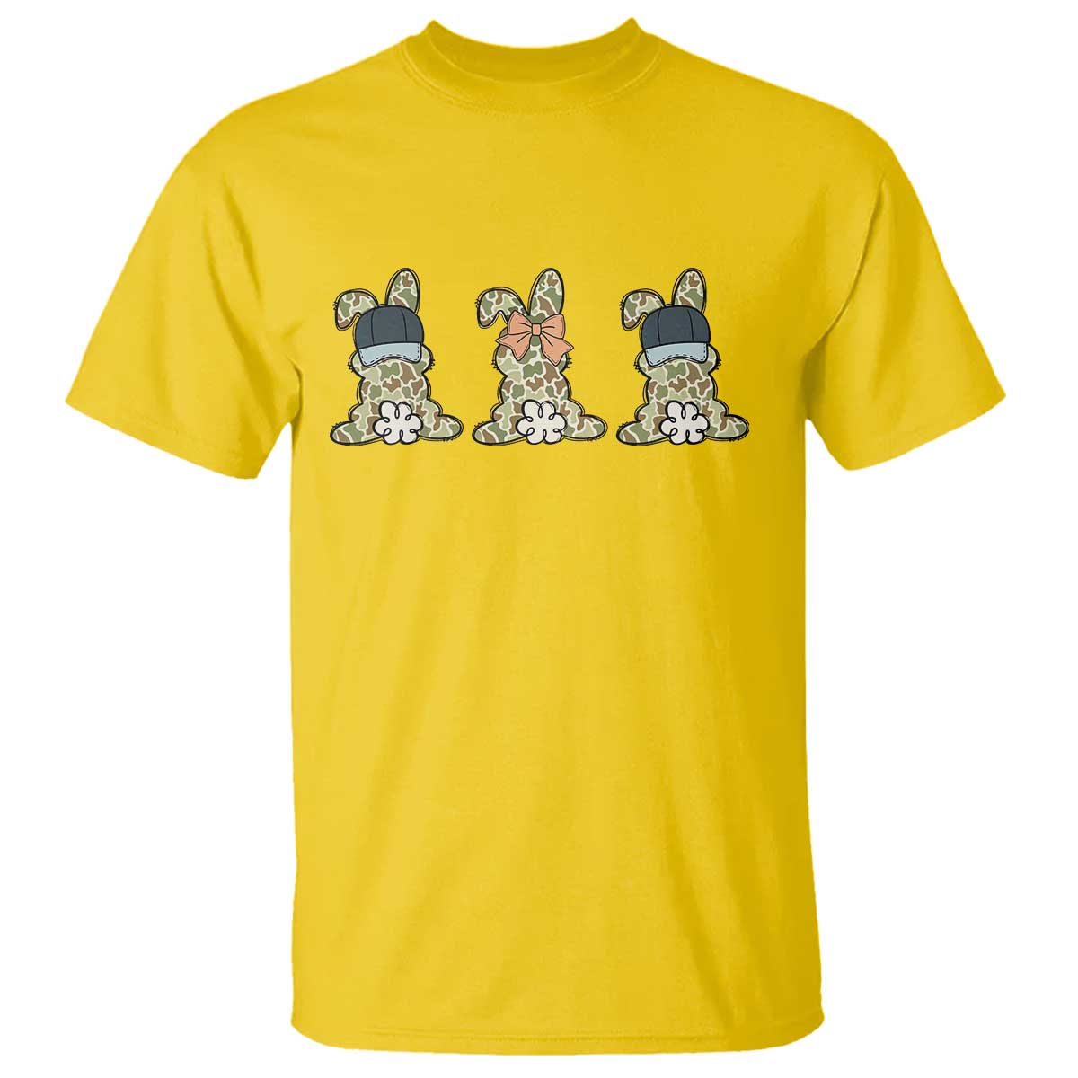 Camo Easter Bunny T Shirt Funny Hunter Easter Gift TS12 Daisy Print Your Wear