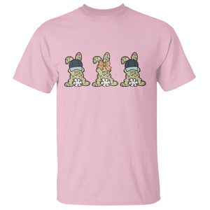Camo Easter Bunny T Shirt Funny Hunter Easter Gift TS12 Light Pink Print Your Wear
