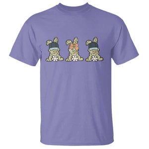 Camo Easter Bunny T Shirt Funny Hunter Easter Gift TS12 Violet Print Your Wear