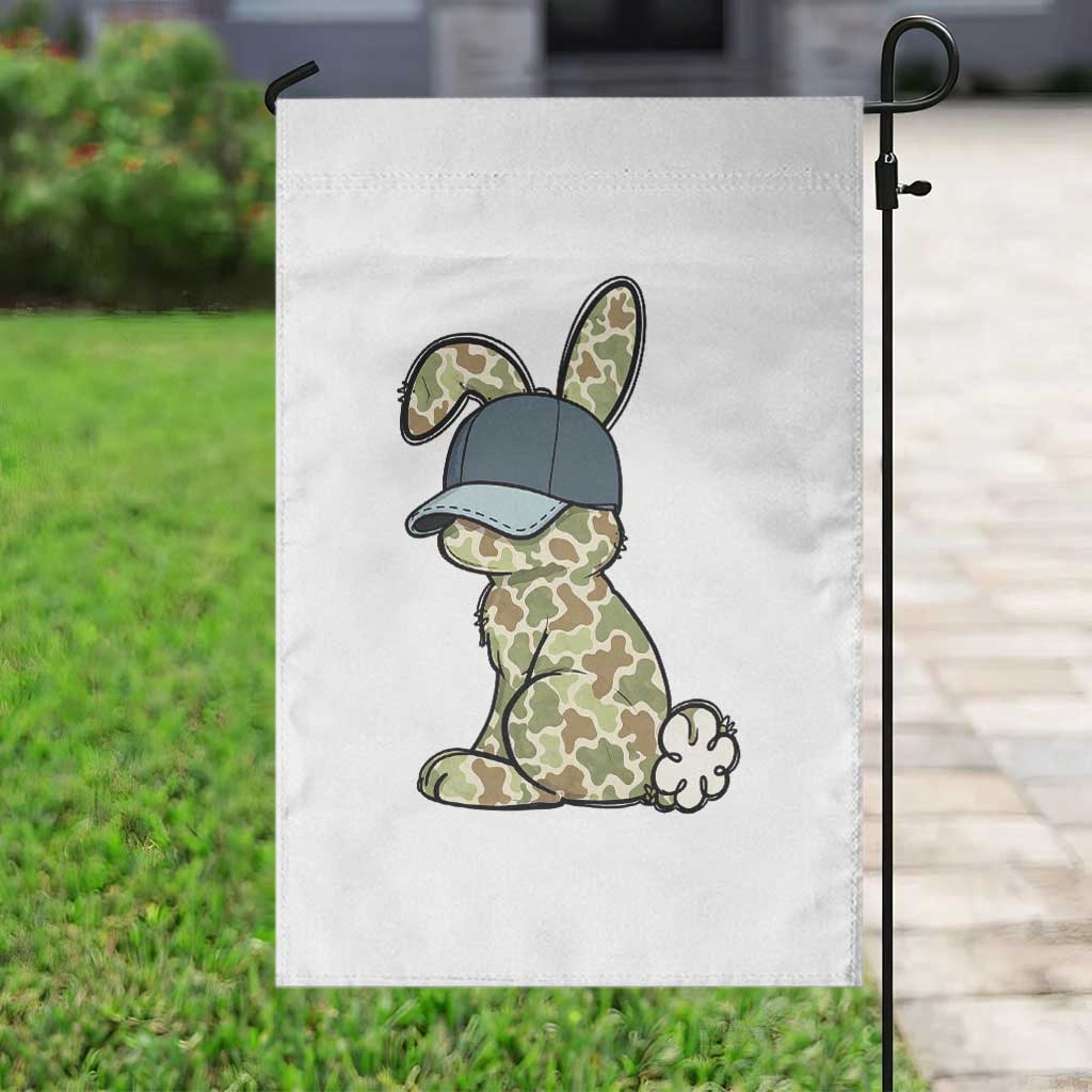 Camouflage Bunny Garden Flag Funny Hunter Easter Gift TS12 Print Your Wear