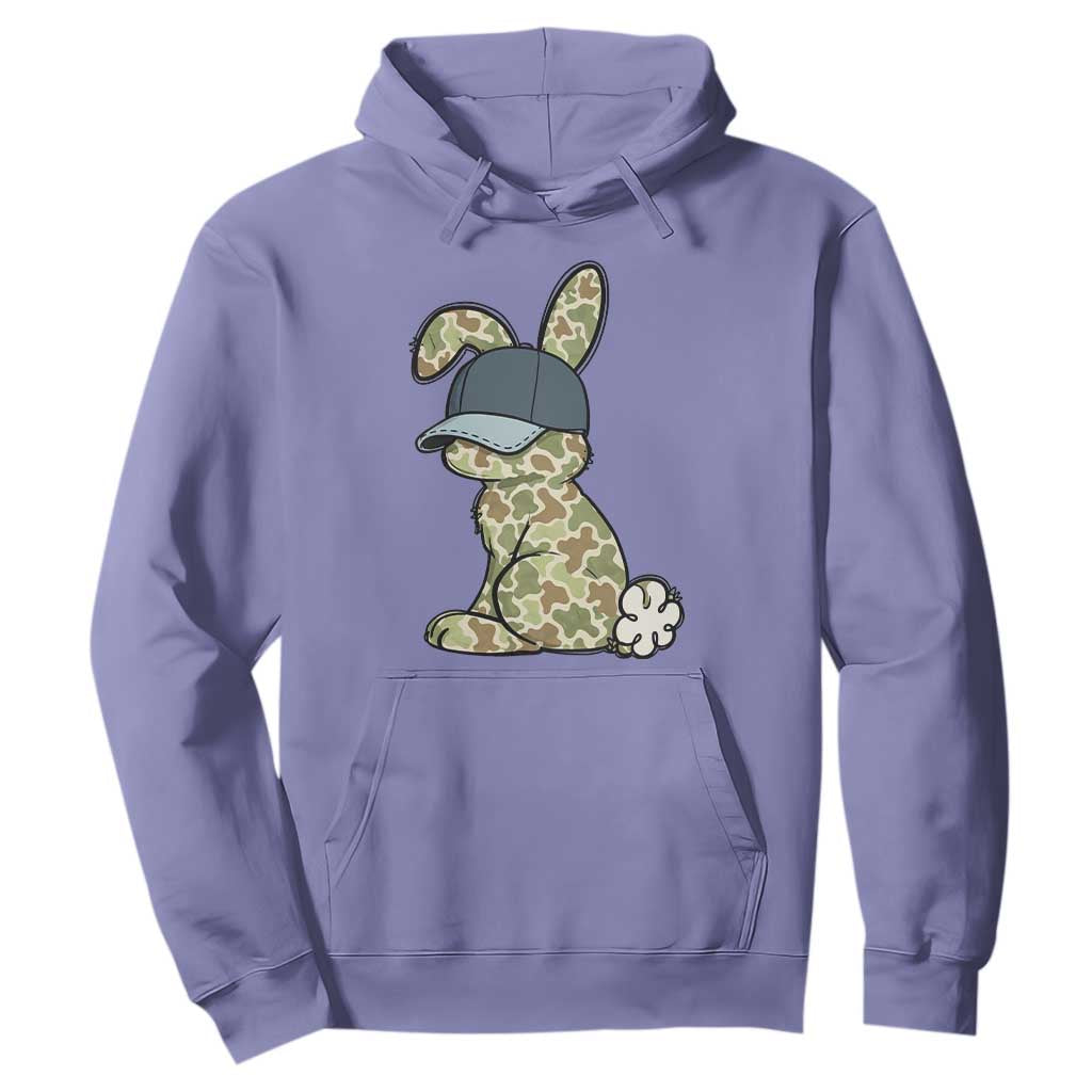 Camouflage Bunny Hoodie Funny Hunter Easter Gift TS12 Violet Print Your Wear