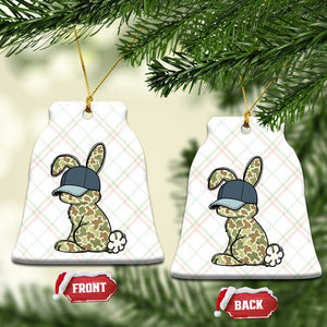Camouflage Bunny Ceramic Ornament Funny Hunter Easter Gift TS12 Print Your Wear
