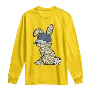 Camouflage Bunny Long Sleeve Shirt Funny Hunter Easter Gift TS12 Daisy Print Your Wear