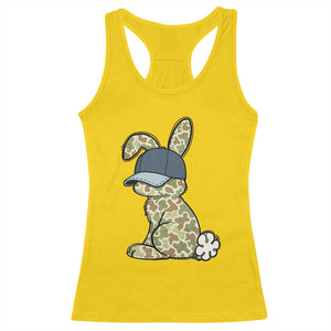 Camouflage Bunny Racerback Tank Top Funny Hunter Easter Gift TS12 Daisy Print Your Wear