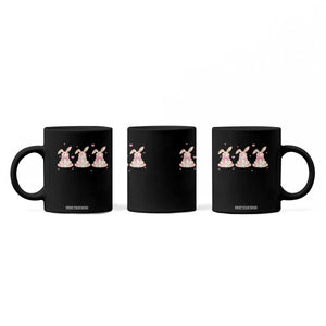 Floral Bunny Easter Coffee Mug Shabby Chic Rose Pattern TS12 Print Your Wear
