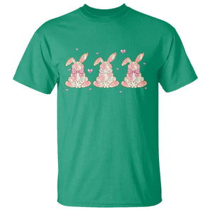 Floral Bunny Easter T Shirt Shabby Chic Rose Pattern TS12 Irish Green Print Your Wear