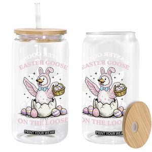 Easter Goose On The Loose Glass Can Funny Easter Egg Hunt Gift TS12 Print Your Wear
