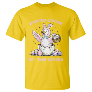 Easter Goose On The Loose T Shirt Funny Easter Egg Hunt Gift TS12 Daisy Print Your Wear