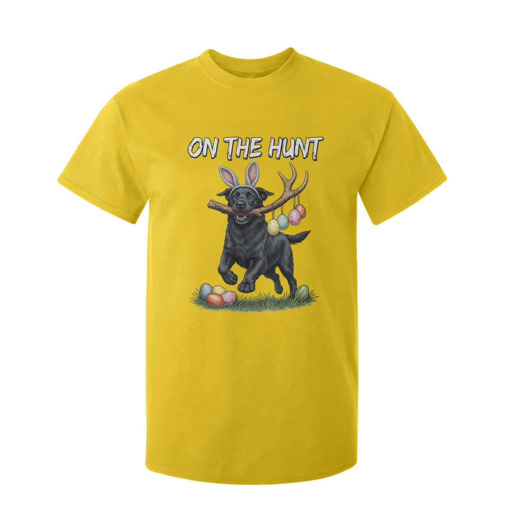 Funny Easter Hunting Dog T Shirt For Kid Labrador Bunny Ears On The Hunt TS12 Daisy Print Your Wear