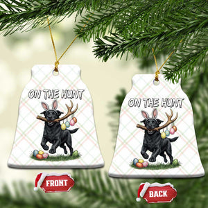 Funny Easter Hunting Dog Ceramic Ornament Labrador Bunny Ears On The Hunt TS12 Print Your Wear