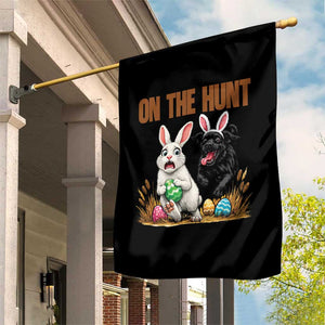 Funny Easter Labrador Bunny Ears Garden Flag On The Hunt TS12 Print Your Wear