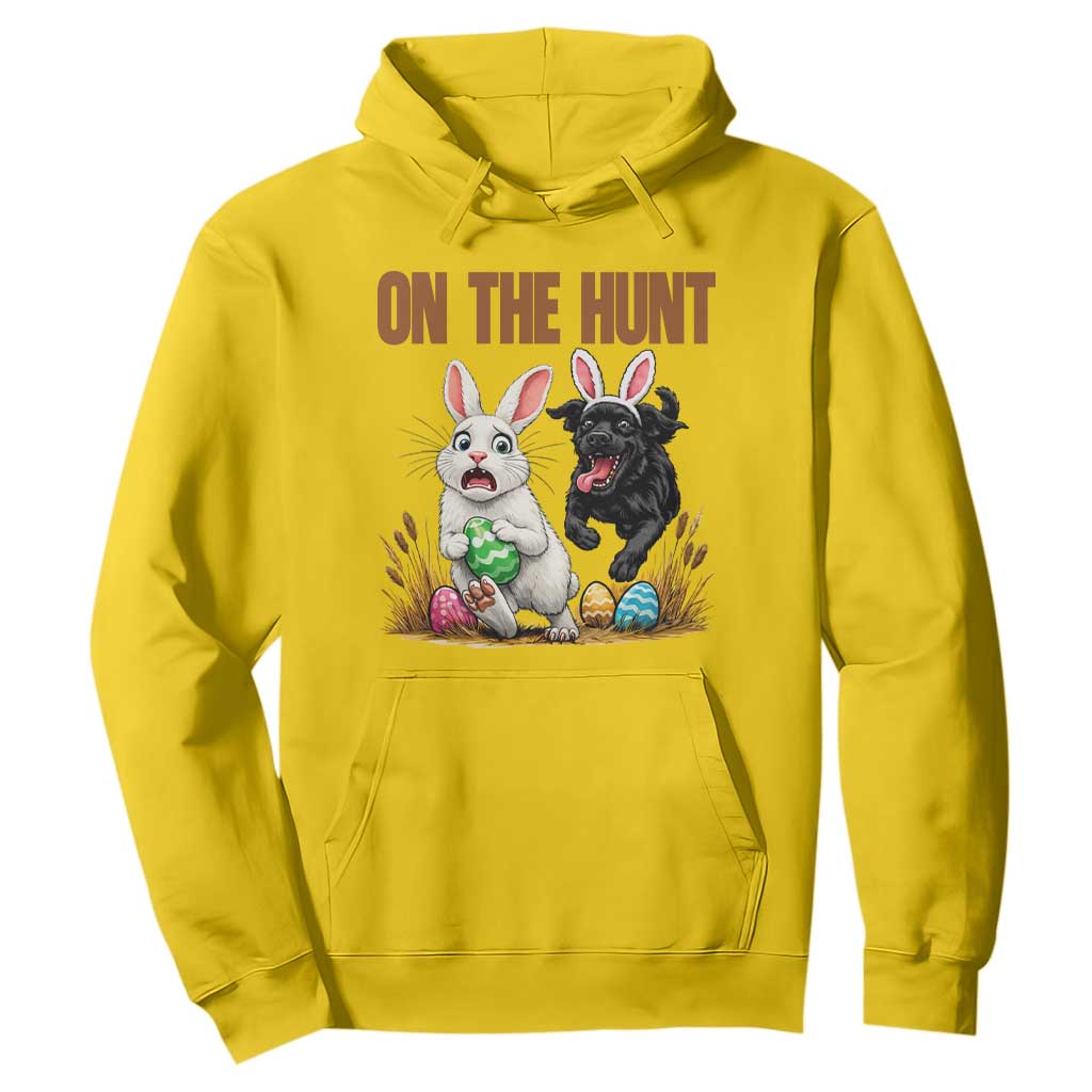 Funny Easter Labrador Bunny Ears Hoodie On The Hunt TS12 Daisy Print Your Wear