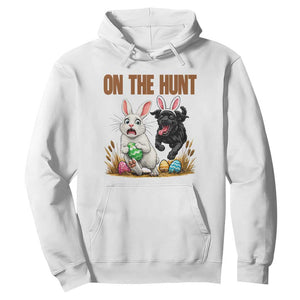 Funny Easter Labrador Bunny Ears Hoodie On The Hunt TS12 White Print Your Wear