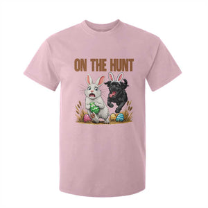 Funny Easter Labrador Bunny Ears T Shirt For Kid On The Hunt TS12 Light Pink Print Your Wear