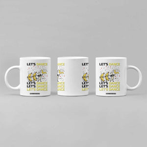 Funny Dancing Banana Coffee Mug Lets Dance Silly Meme Graphic TS12 Print Your Wear