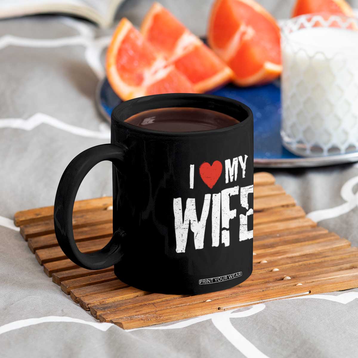 Funny Husband Gift Coffee Mug I Love My Wife TS12 Print Your Wear